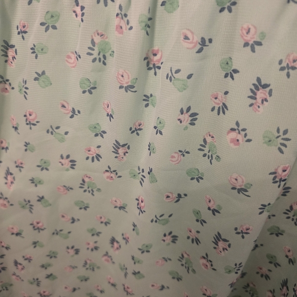 Maurices Pale Green Dress With Flowers Womens Sz Xxl - Picture 2 of 10